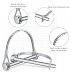30 Pcs Trailer Hitch Pin Lock, 2-3/4" x 1/4" Pto Shaft Locking Safety Coupler Pin, Carbon Steel, Arch, Heavy Duty, for Farm Trailers, Towing, Wagons, Lawn Equipment and Hitches -