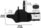 Adjustable Tactical Leg Holster Compatible for Nerf Elite Series Blaster(Black) Black