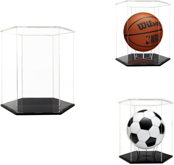Acrylic Sport Balls Collectible Display Case - (13.4 in X 11.8 13.4 in)