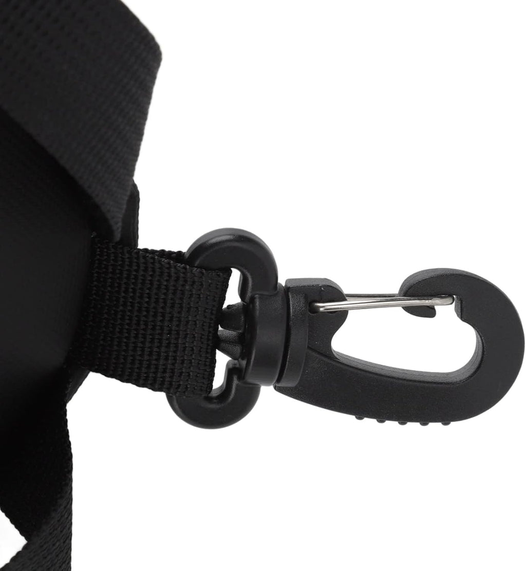 Key Chain Pouch, Wallet Mini Cash Pouch Keychain Storage Bag Zippers with Carabiner for Men Women(Black) Black