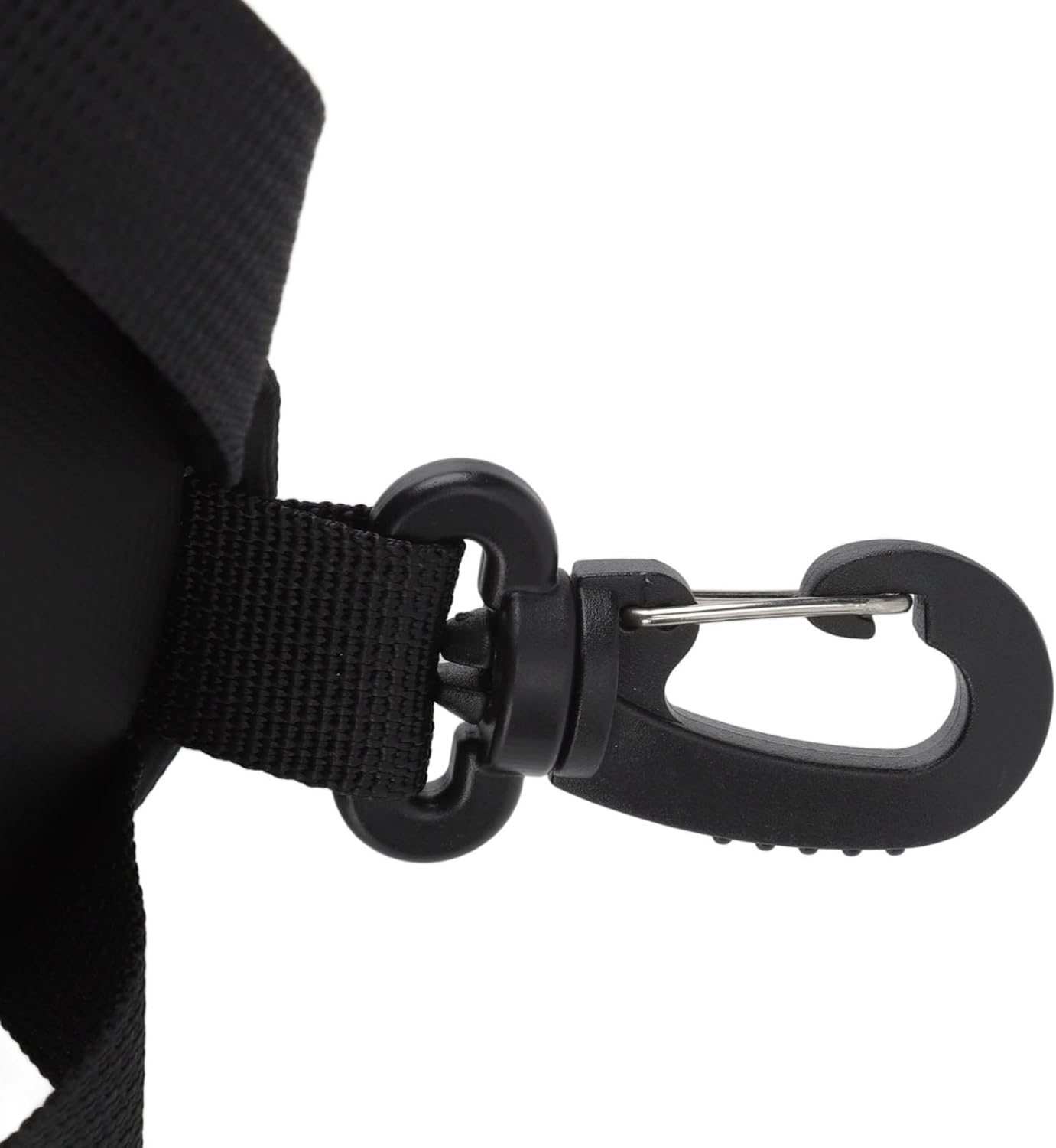 Key Chain Pouch, Wallet Mini Cash Pouch Keychain Storage Bag Zippers with Carabiner for Men Women(Black) Black