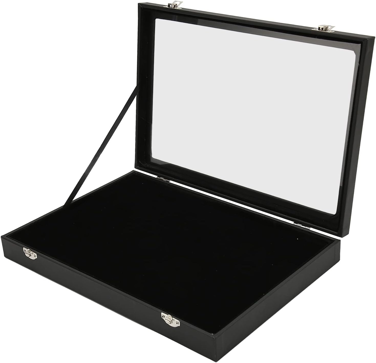 Pin Display, 9.4 X 13.8in Collection Holder Dustproof Enamel Display Box Jewelry Medals Storage Case for Sports Memorabilia