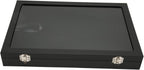 Pin Display, 9.4 X 13.8in Collection Holder Dustproof Enamel Display Box Jewelry Medals Storage Case for Sports Memorabilia