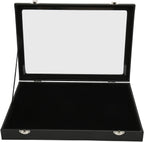 Pin Display, 9.4 X 13.8in Collection Holder Dustproof Enamel Display Box Jewelry Medals Storage Case for Sports Memorabilia