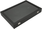 Pin Display, 9.4 X 13.8in Collection Holder Dustproof Enamel Display Box Jewelry Medals Storage Case for Sports Memorabilia