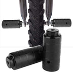 2PCS Steel Bike Pegs, Anti Skid Lead Foot Bicycle Peg Mini Cycling Rear Stunt 1.97 x 4.33in for Mountain