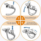 1 Pair Bike Pedals, Pedals with Toe Cages Road Bicycle Clip Adjustable Clips Straps for Wide Shoes Indoor Outdoor Cycling