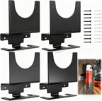 4 Pack Angle Grinder Holder, Wall Mount Bracket for 5 inch Grinder, Polisher Storage Rack Stand with Cord Hook, Garage Tool Hanger Grinders Impact Wrench Cutters Waxing Machines