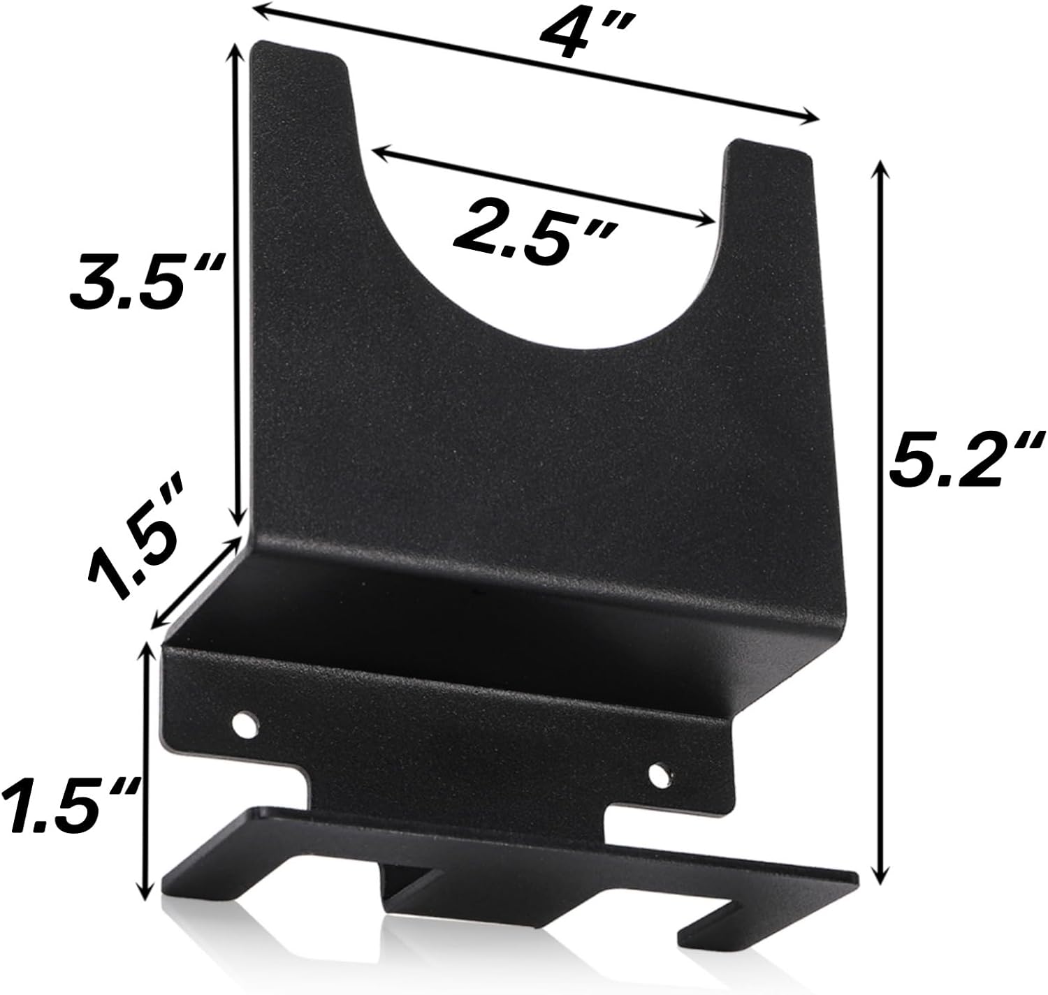 4 Pack Angle Grinder Holder, Wall Mount Bracket for 5 inch Grinder, Polisher Storage Rack Stand with Cord Hook, Garage Tool Hanger Grinders Impact Wrench Cutters Waxing Machines
