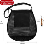 Foraging Bag, 2 Pcs Mushroom Kit with Bag and Foldable Knife, Morel Picking Basket, Practical Collecting Supplies Tools for Decor Lovers