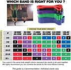 Resistance bands - Pull-Up Bands - Pull-Up Assist Bands - Exercise bands for men and women - Exercises - Stretching - Physiotherapy - Strength training