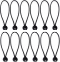 12 Black sailcloth bungee balls for banners - sailcloths - pavilions - tents - bungee hooks - stalls - flagpoles