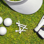 Golf Tees - Wit - Wooden - 50 Pins