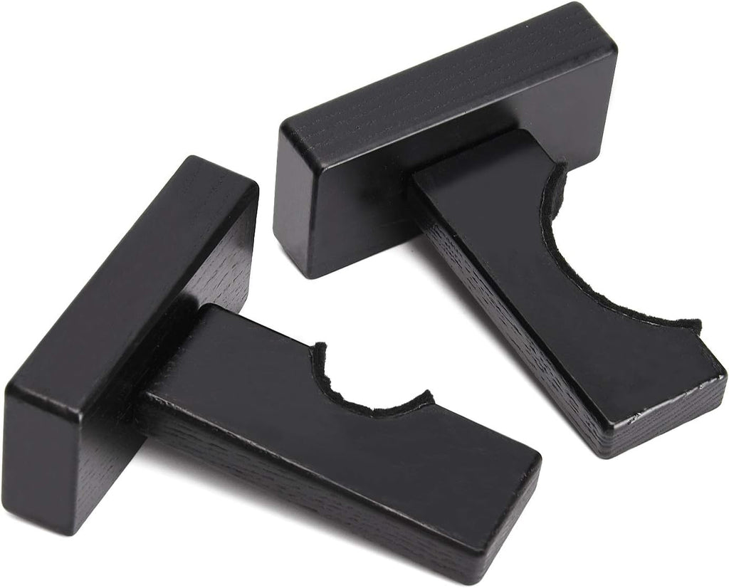 Display standard - Black - Baseball bat display standard - Baseball bat holder - Wall mounting - Horizontal baseball bat standard - Baseball bat holder - 2 pieces - Black