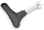 Biaungdo Golf Spike Tool for Spike Shoes, Black Golf Shoe Spike Wrench, Zinc Alloy Golf Spike Removal Tool