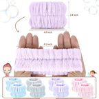 Wrist Bands or Washing ace, 8pcs Spa ace Washing Wristbands, Microiber Arm Wrist Towels, Absorbent Wash Wristbands or Woman Men, Prevent Water rom Spilling Down Your Arms