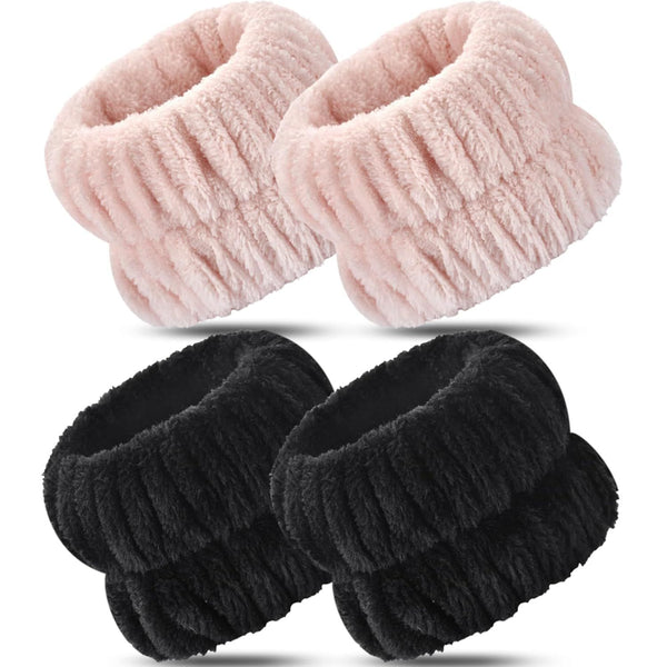 Wrist Bands or Washing ace, 4pcs Spa ace Washing Wristbands, Microiber Arm Wrist Towels, Absorbent Wash Wristbands or Woman Men, Prevent Water rom Spilling Down Your Arms