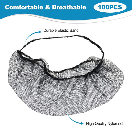 100-Pack Disposable Nylon Beard Covers