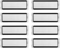 Replacement ilters Parts, Compatible with  Q Revo/Qrevo 2R3W, Robot Vacuums Cleaner Replacement Spare Parts Accessories, 8-pack.