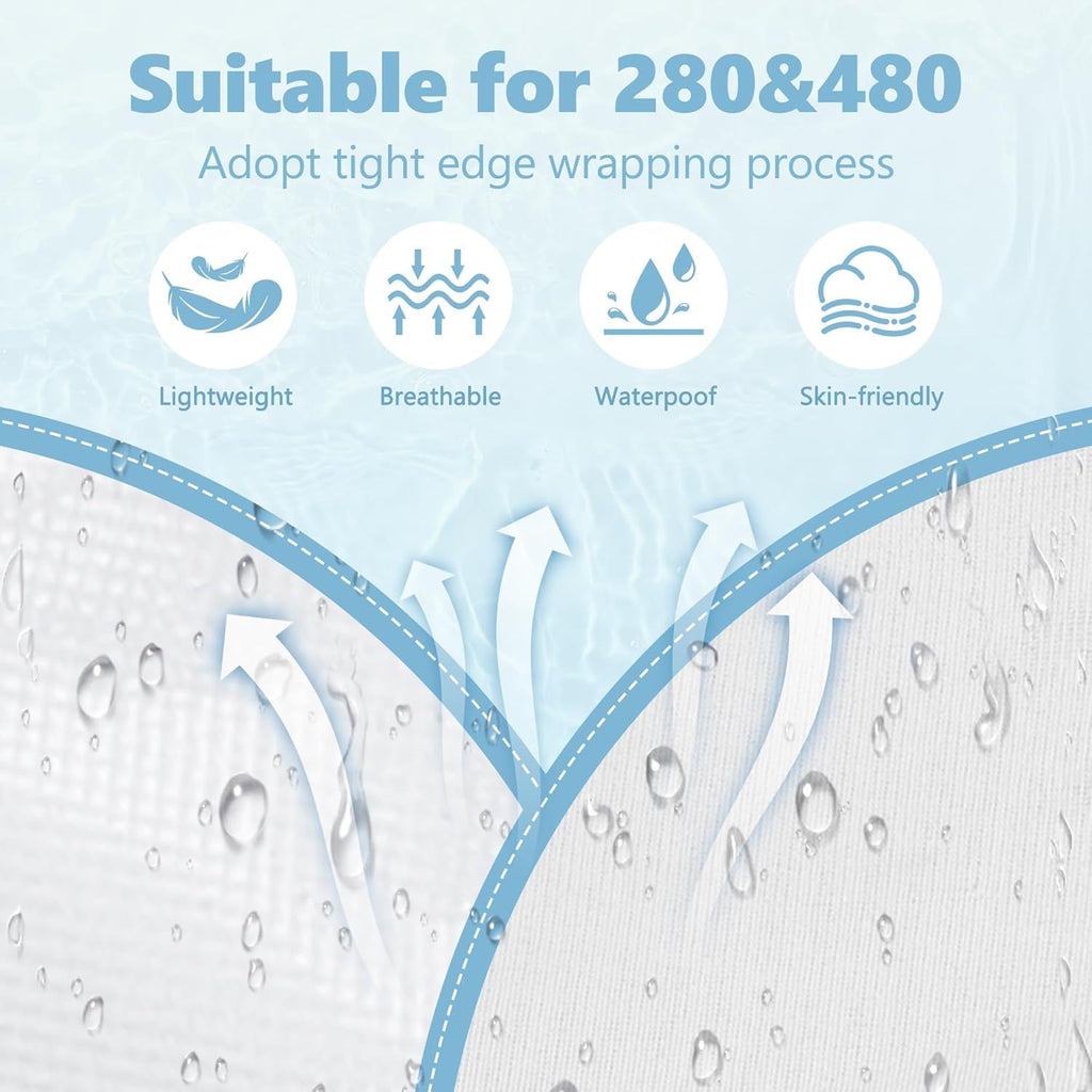 Pool Spa Zippered Bags Replacement or Polaris 280, 480 Pool Cleaner All Purpose ilter Bags K13 K16 (2 Pack)