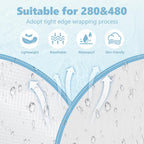 Pool Spa Zippered Bags Replacement or Polaris 280, 480 Pool Cleaner All Purpose ilter Bags K13 K16 (2 Pack)