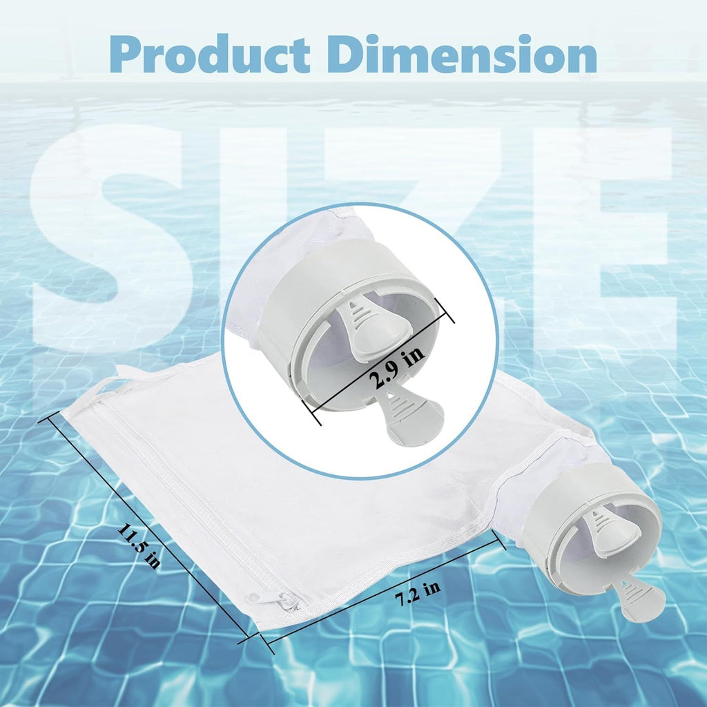 Pool Spa Zippered Bags Replacement or Polaris 280, 480 Pool Cleaner All Purpose ilter Bags K13 K16 (2 Pack)