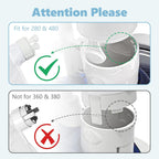 Pool Spa Zippered Bags Replacement or Polaris 280, 480 Pool Cleaner All Purpose ilter Bags K13 K16 (2 Pack)
