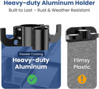 Safoner Aluminum Trailer Towing Chain Organizer with 7-Way Plug Holder- Heavy-Duty RV Tongue Jack Accessories