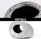 3 Pieces Rock Aquarium Decorations, Stackable Cave Aquarium Decor, Betta Fish Tank Accessories Hideout Hidden Stones Ornaments, Fish Rock House Hideaway Tunnel Fish Cave for Aquarium Shrimp Cichlid