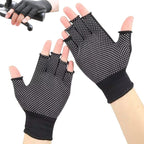 Summer Touchscreen Gloves for Women and Men, Anti-Slip Light Weight Half-Finger Gloves for Hiking, Warm Glove Cycling Driving, Cold Weather, Running, Outdoor Sports, Daily Work