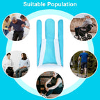 Sock Aid Device for Seniors, Sock Aids for Putting and Off Socks, Sock Helper for Pregnant Women and Disability, Easy On and Off Stocking Slider, Handicapped Avoid Bending Sock Assistant Device