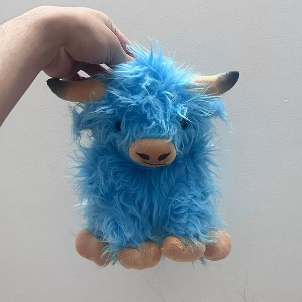 Blue Highland Cattle Chalk Bag Rock Climbing Equipment