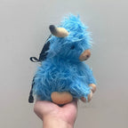 Blue Highland Cattle Chalk Bag Rock Climbing Equipment