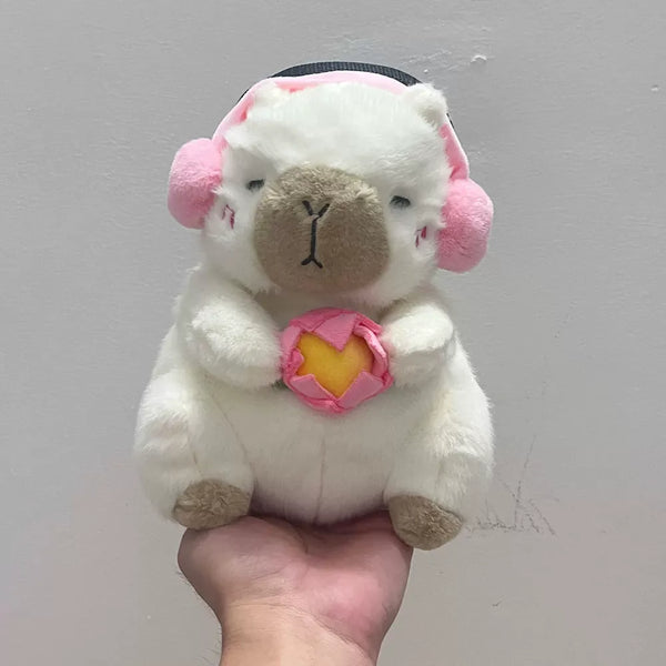 White Earphone Capybara Chalk Bag Rock Climbing Chalk Bag