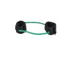 Leg Resistance Band Exercise Cord with Non-Slip Padded Ankle Cuffs - Green