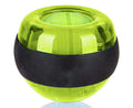 Metal Core Wrist Exerciser Wrist Strengthener Gyro Ball with LED Light - Green