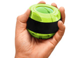 Metal Core Wrist Exerciser Wrist Strengthener Gyro Ball with LED Light - Green