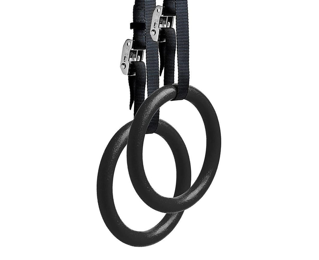 Nylon triceps rope twisted rope triceps cord to pull down with non-slip handles - biceps, triceps, gym or at home - Black