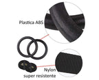 Nylon triceps rope twisted rope triceps cord to pull down with non-slip handles - biceps, triceps, gym or at home - Black