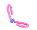 Thigh Master Trainer Exerciser, Thigh Trimmer Leg Exercise Thin Legs Training Device Weight Loss Home Gym Trainer Equipment for Women and Men - Pink