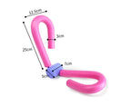 Thigh Master Trainer Exerciser, Thigh Trimmer Leg Exercise Thin Legs Training Device Weight Loss Home Gym Trainer Equipment for Women and Men - Pink