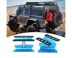 Metal Repair Station Stand Platform for 1/8 1/10 1/16 Remote Control Crawl Car Blue