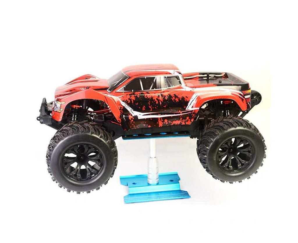 Metal Repair Station Stand Platform for 1/8 1/10 1/16 Remote Control Crawl Car Blue