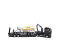 Pull-back Design Construction Trailer Model Moving Joints Detachable Head Construction Trailer Vehicle Model for Boy and Girls