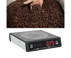 Black Coffee Baking Kitchen Electronic Scale Battery Rechargeable with Timing Function 3kg/0.1g