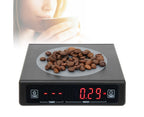 Black Coffee Baking Kitchen Electronic Scale Battery Rechargeable with Timing Function 3kg/0.1g