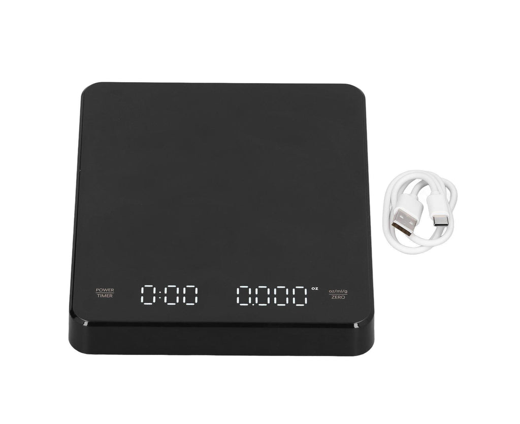 Electronic Coffee Scale Rechargeable High Temperature Resistance 3KG Kitchen Scale for Home