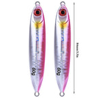 2Pcs Simulation Fish Shape Lure Bait Fishing Tackle Vivid Swimming Posturepink