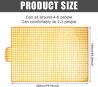 Picnic blanket waterproof picnic beach carpet pattern