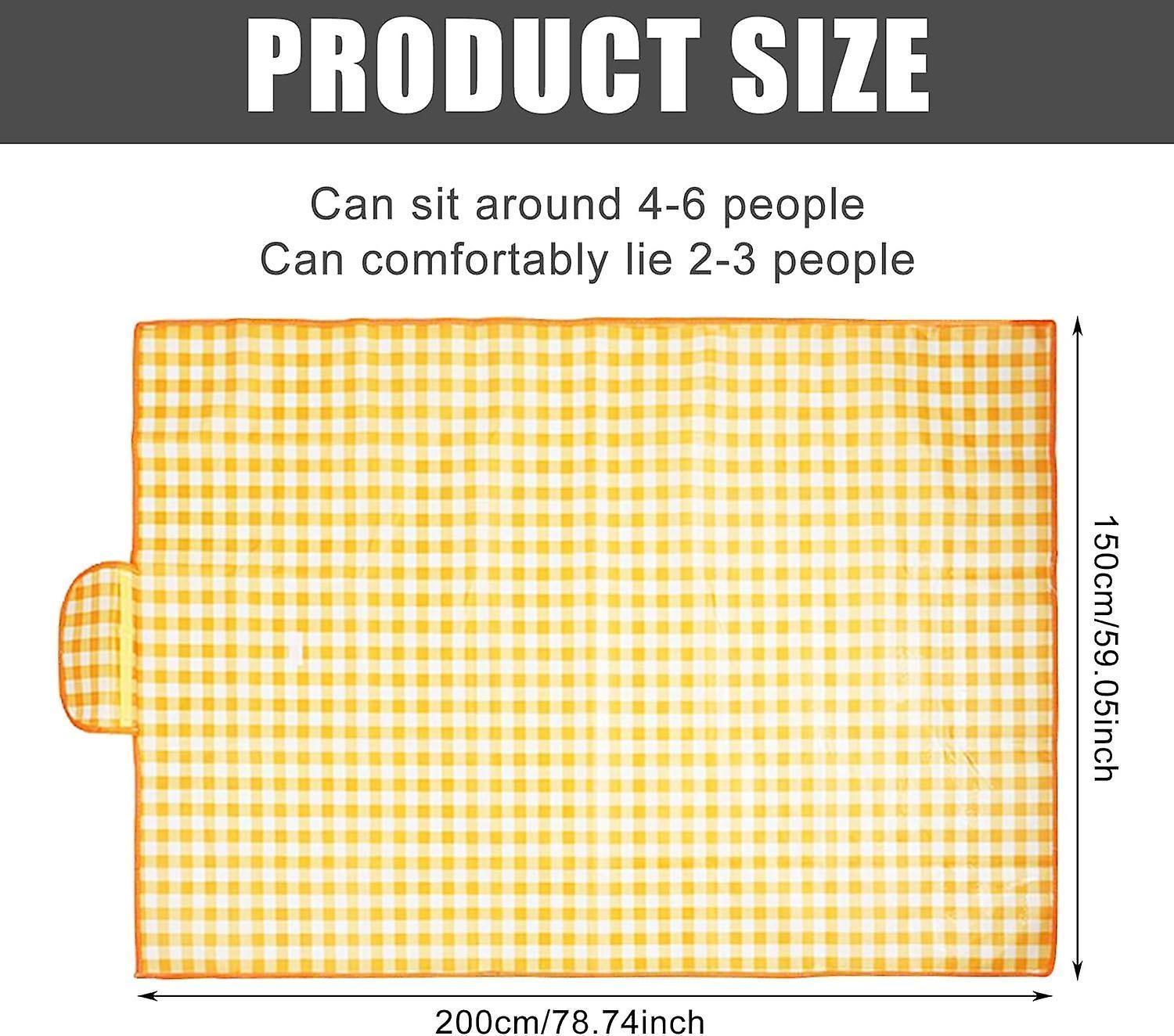 Picnic blanket waterproof picnic beach carpet pattern